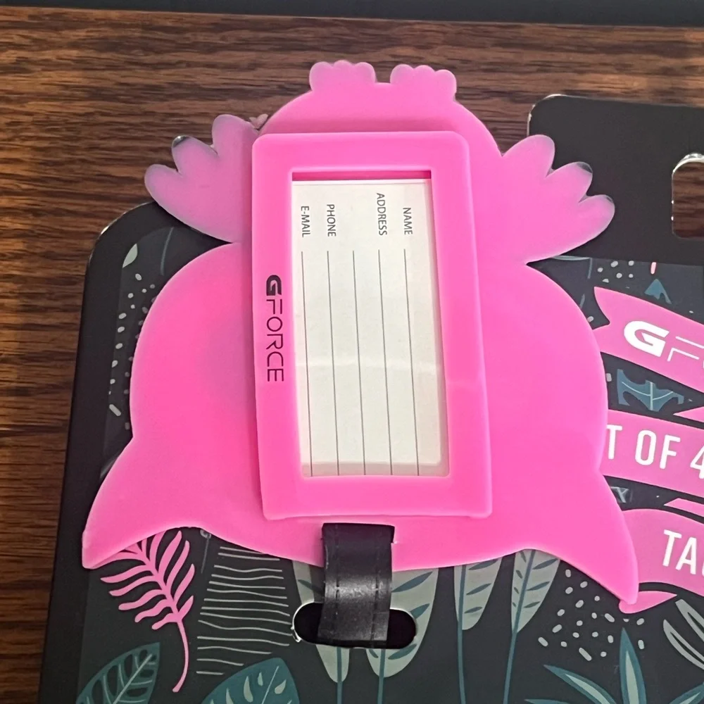 NWT-G-Force Owl and Fox Luggage Tags Set